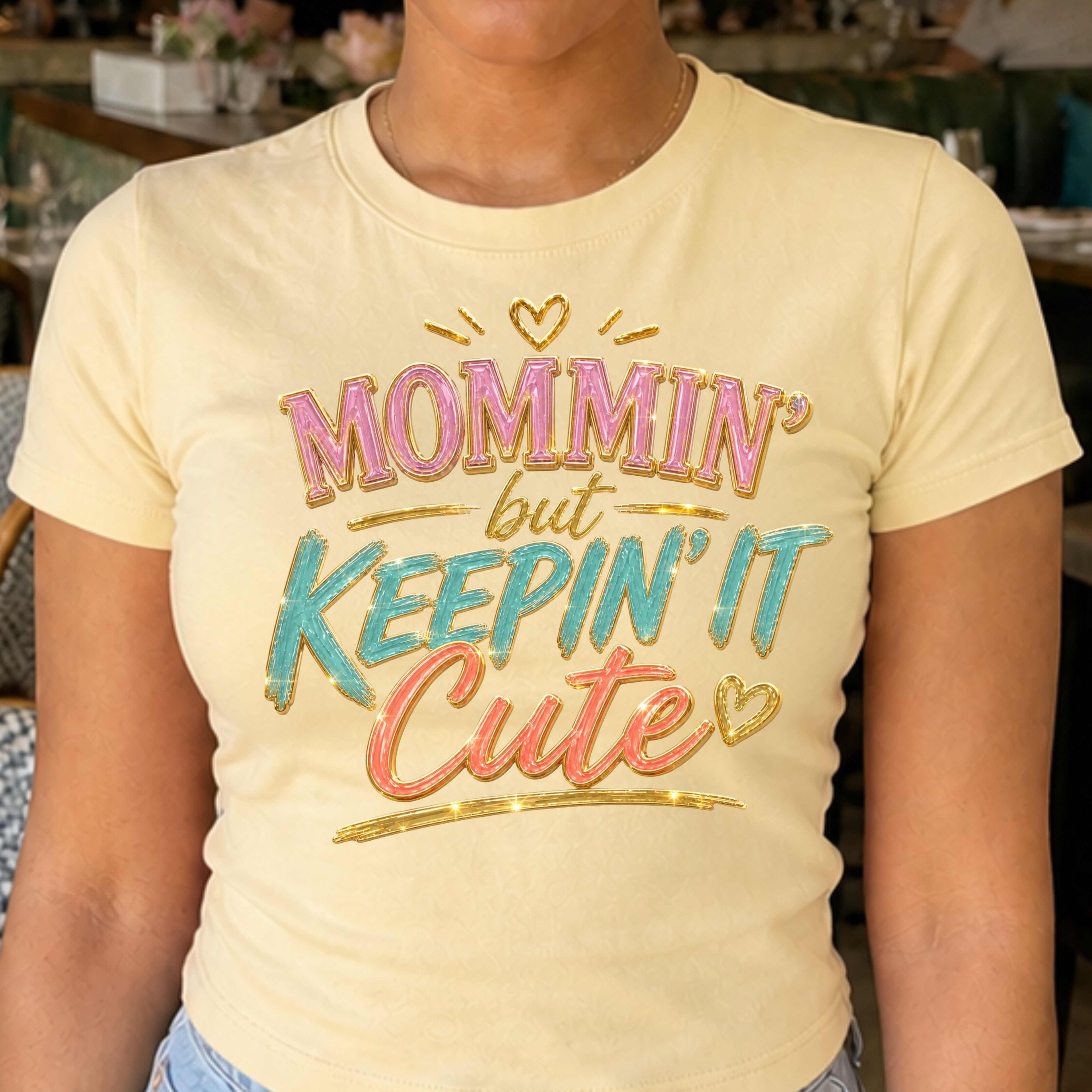 Mommin But Keepin It Cute